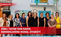 Sibel Tatar, Kuzey Kıbrıs Kadın Örgütleri Ağı'na bağlı dernekleri ziyaret etmeyi sürdürüyor