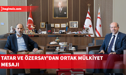 Cumhurbaşkanı Tatar, HP Genel Başkanı Özersay’ı kabul etti