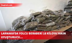 Larnaka Havalimanı’na gelen iki yolcunun bagajından 18 kiloya yakın uyuşturucu çıktı