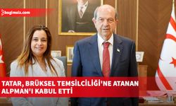 Tatar, Brüksel Temsilciliği'ne atanan Alpman'ı kabul etti