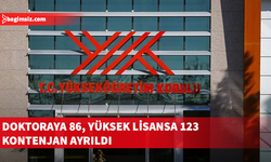Yüksek lisans ve doktora kontenjanları belirlendi