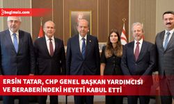 Cumhurbaşkanı Tatar, CHP Genel Başkan Yardımcısı ve İstanbul Milletvekili Tan ve beraberindeki heyeti kabul etti