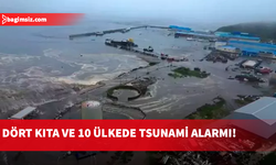 Rusya'da meydana gelen 8,8’lik depremin ardından Pasifik’te tsunami uyarıları