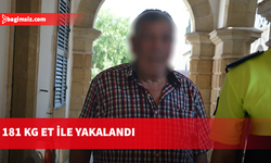 Sınır kapısında kaçak etle yakalanan zanlı mahkemeye çıkarıldı