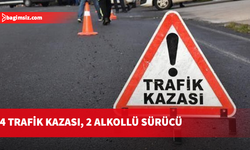 Alkollü sürücüler kazaya sebebiyet verdi