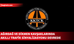 Ağırdağ ve Dikmen kavşaklarına kurulan trafik akıllı sinyalizasyon sistemi hizmette