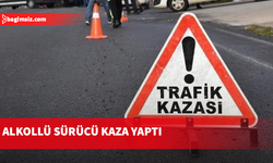 Gemikonağı’nda alkollü sürücü kaza yaptı