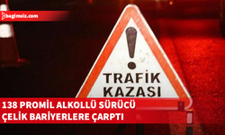 Girne-Lefkoşa Anayolu'nda alkollü sürücü kaza yaptı!