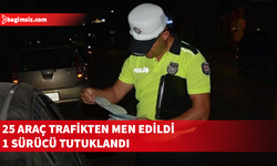 Haftalık trafik raporu yayımlandı: 251 araç sürücüsü rapor edildi