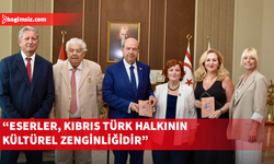 Tatar, yazar Canev Dinçer’i kabul etti