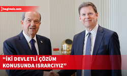 Cumhurbaşkanı Tatar, görev süresi sona erecek olan Stewart’ı kabul etti