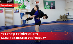 Türk güreşinden KKTC'li kadın güreşçilere destek
