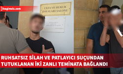 Kanunsuz silah zanlıları mahkemeye çıkarıldı