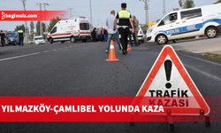Yılmazköy-Çamlıbel anayolunda kaza: 1 yaralı
