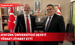 YÖDAK Başkanı, Atatürk Üniversitesi rektörünü kabul etti