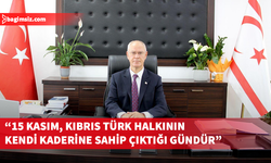 Hasipoğlu’ndan KKTC’nin 42’nci yılı mesajı