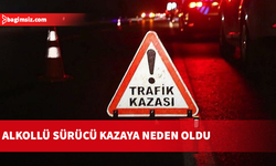 Lapta’da alkollü şekilde araba kullanırken kaza yapan sürücü ağır yaralandı