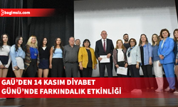 14 Kasım Diyabet Günü'nde GAÜ, LAÇ Belediyesi ve KTDD farkındalık etkinliği düzenledi