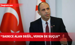 Özersay: Rüşveti veren nerede?