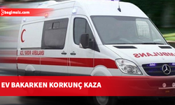 Satın alacağı apartman dairesini incelerken yüksekten düşen kişi yaralandı