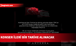 “15 Kasım Cumhuriyet Bayramı Özel Konseri” ileri bir tarihe ertelendi