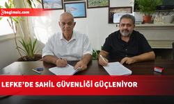 Lefke Belediyesi, Sahil Yolu İstinat Duvarı Projesi için sözleşme imzalandı