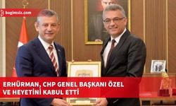 Cumhurbaşkanı Erhürman, CHP Genel Başkanı Özel ve heyetini kabul etti