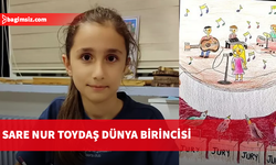 Sare Nur Toydaş uluslararası karikatür yarışmasında birinci oldu