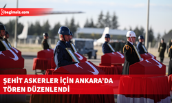 Azerbaycan-Gürcistan sınırında düşen uçakta şehit olan askerler için Ankara'da tören düzenlendi