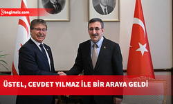 Başbakan Üstel, Cumhurbaşkanı Yardımcısı Cevdet Yılmaz ile bir araya geldi