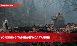 Çin'de 1500 yıllık bir tapınakta yangın çıktı