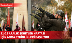 21-25 Aralık Milli Mücadele ve Şehitler Haftası törenlerle anılacak