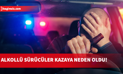 2 alkollü sürücü kaza yaptı, tutuklandı
