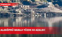 KKTC’ye içme suyu sağlayan Alaköprü Barajı’nda su azaldı...