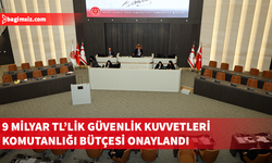Bütçe görüşmeleri: Güvenlik Kuvvetleri Komutanlığı bütçesi oy birliğiyle onaylandı