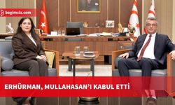 Cumhurbaşkanı Erhürman, KKTC Londra Temsilcisi Mullahasan’ı kabul etti