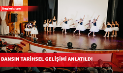 Dans öğrencileri, dansın tarihsel gelişimini sahneledi