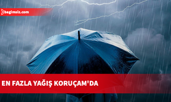 En fazla yağış Koruçam'da