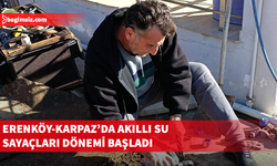 Erenköy-Karpaz Belediyesi’ne bağlı köylerde yeni akıllı sayaçlar takılmaya başladı