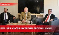 Erhürman ve Hristodulidis, KŞK’yı ziyaret etti