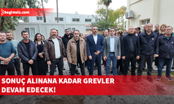 Kamuda yetkili üç sendika Gazimağusa Gelir ve Vergi Dairesi ile Motorlu Araçlar Birimi’nde uyarı grevi yaptı