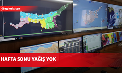 Hafta sonu yağış beklenmiyor, yarın ve pazartesi yer yer sağanak görülecek