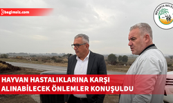 Mesarya Belediye Başkanı Latif ile Hayvan Üreticileri ve Yetiştiricileri Birliği Başkanı Onalt bir araya geldi