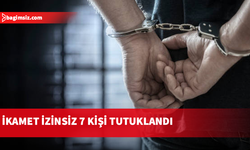 KKTC'de izinsiz ikamet eden yedi kişi tutuklandı