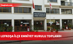 Lefkoşa İlçe Emniyet Kurulu, yeni yıl etkinliklerine yönelik güvenlik tedbirleri ile sel baskınları değerlendirildi