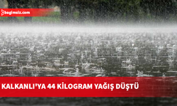 Kalkanlı metrekareye 44 kilogram ile en fazla yağış alan yer oldu