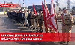 Larnaka Şehitleri İskele’de düzenlenen törenle anıldı