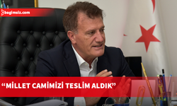 Erhan Arıklı: Millet Camii’ni teslim almanın gururunu yaşıyoruz