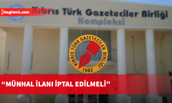 Gazeteciler Birliği’nden münhal tepkisi