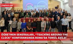 KTÖS ve KTOEÖS, Roma’da konferansa katıldı